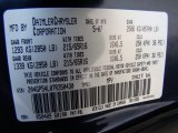2007 Grand Caravan Color Code for Modern Blue Pearl - Color Code: PBL