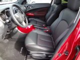 2012 Nissan Juke SL Black/Red Leather/Red Trim Interior