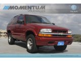 2001 Majestic Red Metallic Chevrolet Blazer LS #62312836