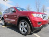 2012 Jeep Grand Cherokee Overland Front 3/4 View