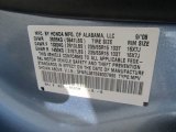 2009 Odyssey Color Code for Ocean Mist Metallic - Color Code: B530M