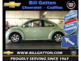 2002 Cyber Green Metallic Volkswagen New Beetle GLS TDI Coupe #62312775