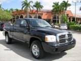 2007 Brilliant Black Crystal Pearl Dodge Dakota SLT Club Cab #62312067