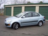 2009 Polar Blue Kia Rio LX Sedan #62312060