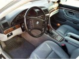 1998 BMW 7 Series 740i Sedan Grey Interior