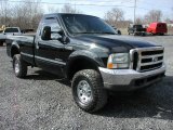 2002 Ford F250 Super Duty XLT Regular Cab 4x4 Front 3/4 View