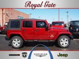 2012 Deep Cherry Red Crystal Pearl Jeep Wrangler Unlimited Sahara 4x4 #62312726