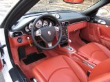 2009 Porsche 911 Turbo Cabriolet Black/Terracotta Interior