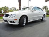 2008 Mercedes-Benz CLK 550 Coupe Front 3/4 View