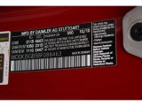2011 E Color Code for Mars Red - Color Code: 590