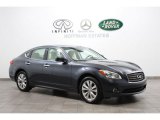 2011 Blue Slate Infiniti M 37x AWD Sedan #62312696