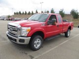 2012 Ford F350 Super Duty XLT SuperCab 4x4 Front 3/4 View