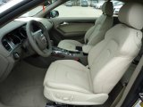 2012 Audi A5 2.0T quattro Cabriolet Front Seat