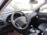 2012 Hyundai Santa Fe Limited V6 AWD Cocoa Black Interior
