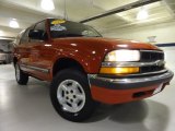 2000 Victory Red Chevrolet Blazer LS 4x4 #62312229