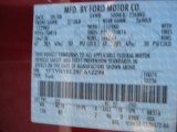 2009 Ranger Color Code for Redfire Metallic - Color Code: G2