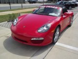 Guards Red Porsche Boxster in 2009