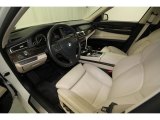 2010 BMW 7 Series 750Li Sedan Oyster/Black Nappa Leather Interior