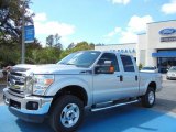 2012 Ingot Silver Metallic Ford F250 Super Duty XLT Crew Cab 4x4 #62377379