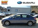 2012 Marine Blue Pearl Subaru Impreza 2.0i Premium 4 Door #62377368