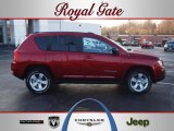 2012 Deep Cherry Red Crystal Pearl Jeep Compass Latitude 4x4 #62377279