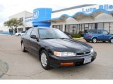 1997 Flamenco Black Pearl Honda Accord LX Sedan #6217835