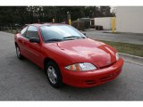 2000 Bright Red Chevrolet Cavalier Coupe #62377853