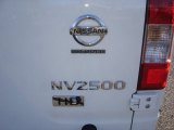 2012 Nissan NV 2500 HD S High Roof Marks and Logos