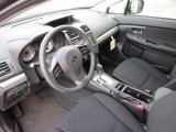 2012 Subaru Impreza 2.0i Premium 5 Door Black Interior