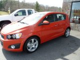 2012 Inferno Orange Metallic Chevrolet Sonic LTZ Hatch #62434462