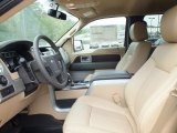 2012 Ford F150 Lariat SuperCrew 4x4 Pale Adobe Interior