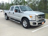 2012 Ingot Silver Metallic Ford F250 Super Duty XLT Crew Cab 4x4 #62434735