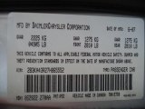 2007 Charger Color Code for Bright Silver Metallic - Color Code: PS2