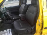 2001 Nissan Frontier SE V6 Crew Cab Black Interior