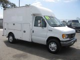2003 Oxford White Ford E Series Cutaway E350 Commercial Utility Truck #62434045