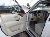 2012 Infiniti QX 56 4WD Wheat Interior