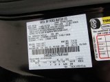 2007 Monterey Color Code for Black - Color Code: UA