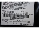 2010 Focus Color Code for Ebony Black - Color Code: UA
