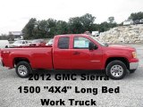 2012 Fire Red GMC Sierra 1500 Extended Cab 4x4 #62491239