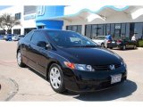 2008 Nighthawk Black Pearl Honda Civic LX Coupe #6217828