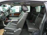 2010 Ford F150 Lariat SuperCab 4x4 Black Interior