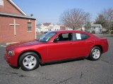 2007 Inferno Red Crystal Pearl Dodge Charger  #62518785