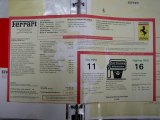 2004 Ferrari 360 Modena Window Sticker