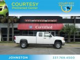 2008 Summit White GMC Sierra 2500HD SLE Extended Cab 4x4 #62530289