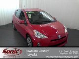 2012 Absolutely Red Toyota Prius c Hybrid One #62530621
