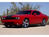 2009 Inferno Red Crystal Pearl Coat Dodge Challenger SRT8 #62530263