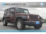 2009 Red Rock Crystal Pearl Jeep Wrangler Unlimited X #62530917