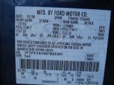 2008 F150 Color Code for Dark Blue Pearl Metallic - Color Code: DX
