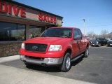 2004 Bright Red Ford F150 XLT SuperCab 4x4 #62530879