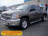 2012 Mocha Steel Metallic Chevrolet Silverado 1500 LT Crew Cab 4x4 #62530195